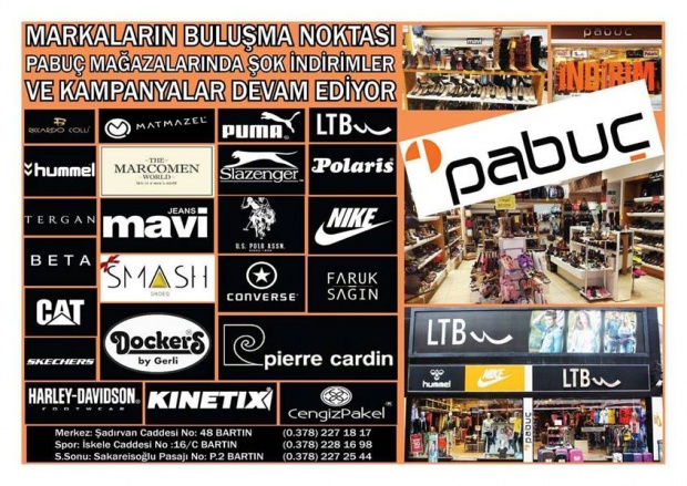 pabuç, pabuç mağazaları, pabuç mağazası, bartın pabuç, ayakkabı, ltb bartın,