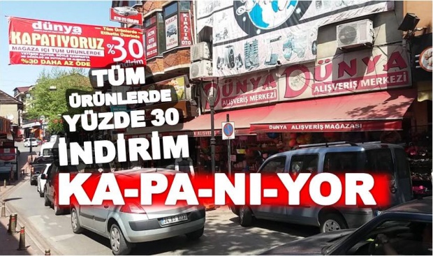 bartın, dünya alışveriş merkezi, dünya avm, kapanıyor, bartın indirim