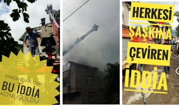 yangın, özbaşı köyü, bartın