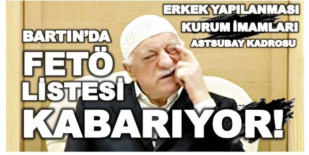 bartın, fetö, imamlar, erkek yapılanması, kurum imamları