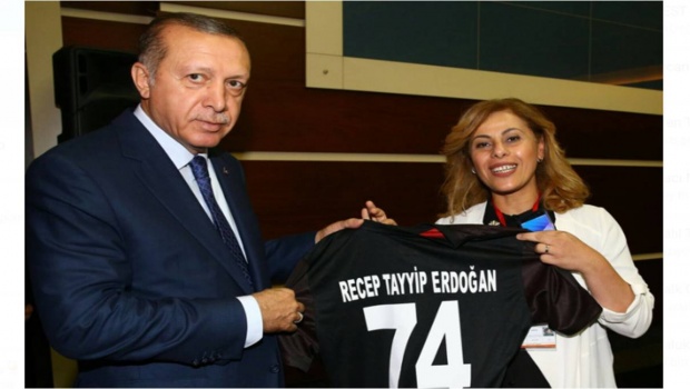 cumhurbaşkanı, erdoğan, bartınspor, forma, yasemin dora kurtkaya, 74