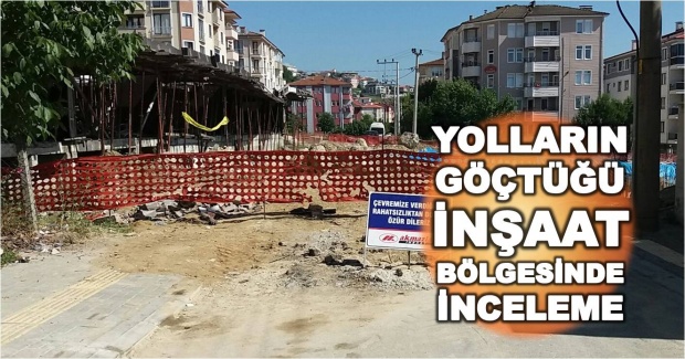 bartın, göçük, yol göçmesi, inşaat temeli