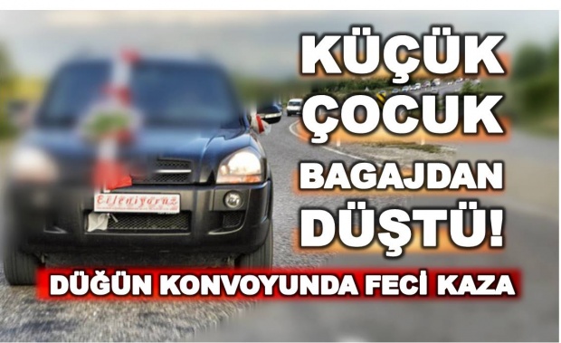 bartın, kaza, düğün, konvoy, çocuk