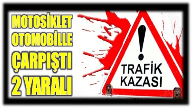 motosiklet, kaza, otomobil, bartın, yeşilkaya, yaralı
