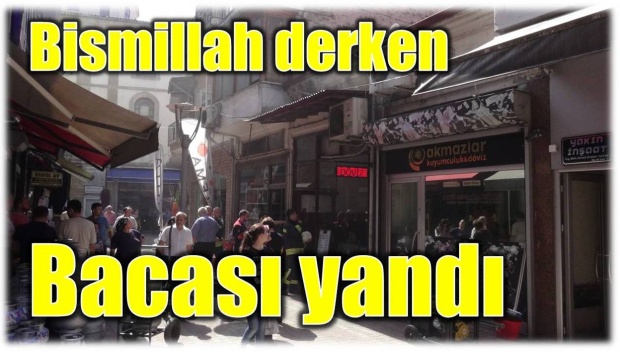 bartın,lütfiye caddesi, yangın, baca yangını