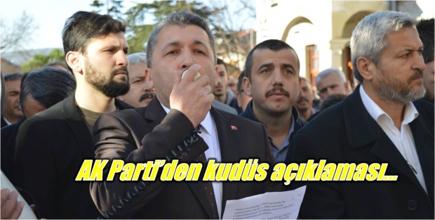 ak parti, bartın, kudüs, kudüs hakkında, basın açıklaması, il başkanı, turhan kalaycı, 