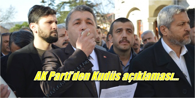 ak parti, bartın, kudüs, kudüs hakkında, basın açıklaması, il başkanı, turhan kalaycı,