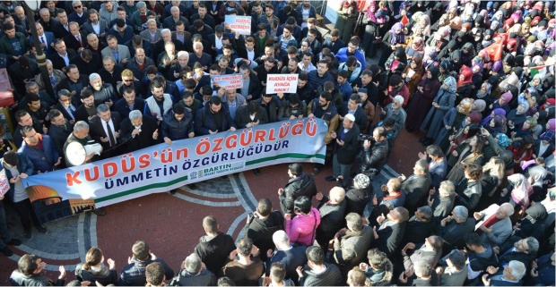 ihh, kudüs, bartın, basın açıklaması, israil, başkent, selami ünsal,