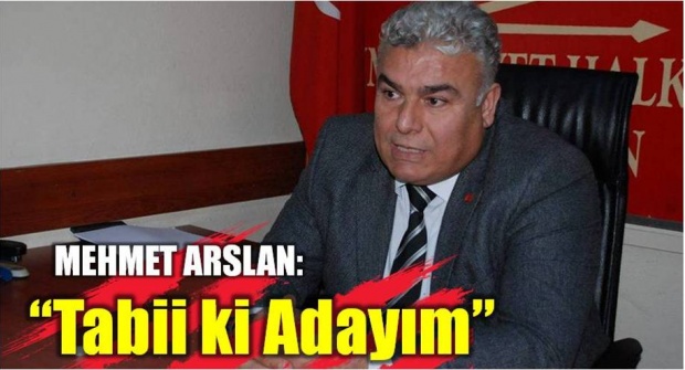 mehmet arslan, chp, il kongresi, adaylık, chp bartın kongre, chp bartın il kongre