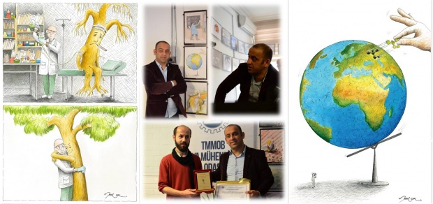 karikatür, yarışma, murat sarı, bartın, ödül, istanbul, kimya, mühendisleri, odası, mansiyon, sergileme 