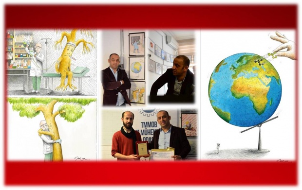 karikatür, yarışma, murat sarı, bartın, ödül, istanbul, kimya, mühendisleri, odası, mansiyon, sergileme 