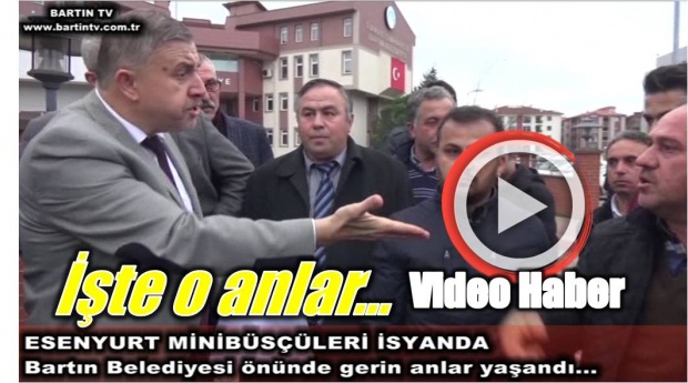 esenyurt, minibüs, bartın, bartın belediyesi, özel halk otobüsü, hüseyin tanet çetin, belediye başkan yardımcısı, bartın haber, bartın haberleri, bartın tv