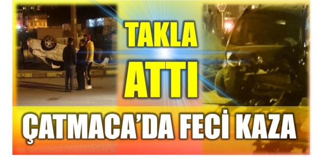 kaza, bartın, çatmaca, takla, otomobil, yaralı, bartın haber, haber bartın, bartın tv