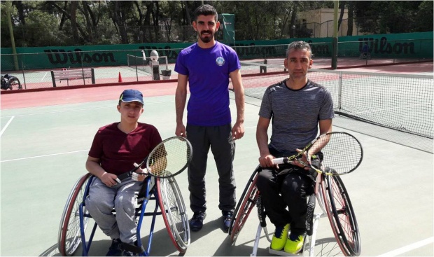 bartın belediyesi, cihan çakmakçı, tekerlekli sandalye, tenis turnuvası, izmir, bartın, bartın tv, bartın haber, haber bartın