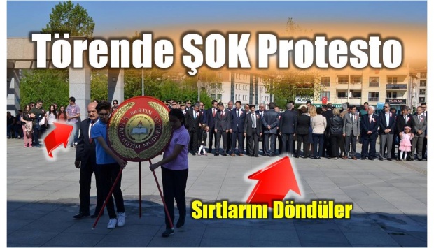 chp, yaşar demir, milli eğitim, bartın, il milli eğitim müdürü, çelenk koyma, valilik, tören, atatürk anıtı, protesto, sırtlarını döndüler, bartın haber, bartın haberleri, bartın tv