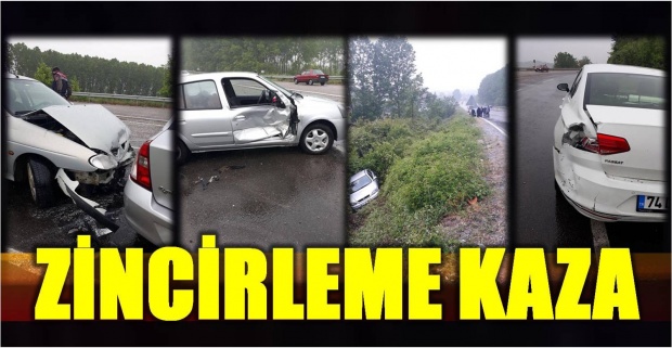 kaza, bartın, zincirleme, zincirleme kaza, yaralı, gökçekıran, akçakayran, bartın kaza, kaza haberleri, bartın haberleri, bartın tv