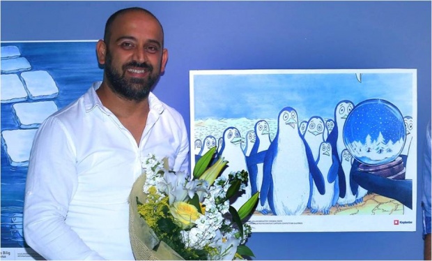 murat sarı, karikatür, ödül, kaplanlar, bartın üniversitesi, yarışma, uluslararası yarışma, karikatür yarışması, karikatür ödülü, çevre ve iklim değişikliği, eser, bartın haber, bartın haberleri, karikatür haberleri