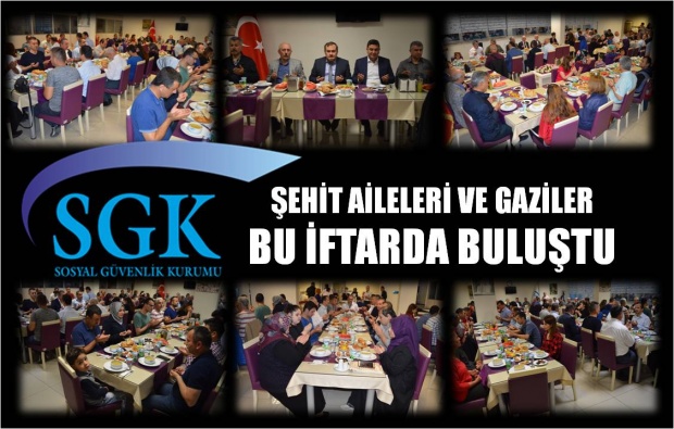 ekrem öztekneci, sgk, iftar, bartın, şehit aileleri, gaziler, iftar yemeği, bartın iftar