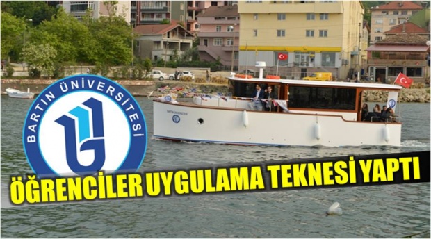 bartın üniversitesi, uygulama teknesi, kurucaşile, rektör orhan uzun, rektör uzun, tören, yat işletme programı, bartın haber, bartın tv