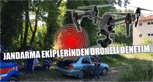 jandarma, denetim, kontrol, kozcağız, drone, bartın, bartın haber, bartın haberleri