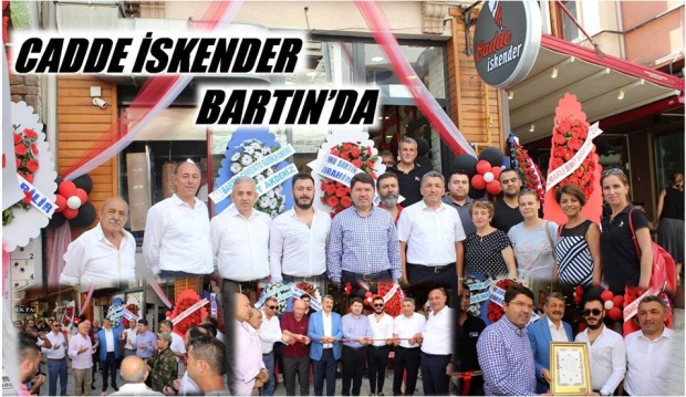 cadde iskender, bartın, iskenderci, bartın iskender, açılış, berkan can balta, yılmaz tunç, cemal akın, turhan kalaycı, barış özkan, açılış haberi, bartın haberleri, bartın yiyecek, bartın tv