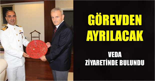 vedat selvitop, nusret dirim, garnizon komutanı, bartın garnizon komutanı, bartın valisi, ziyaret, veda ziyareti