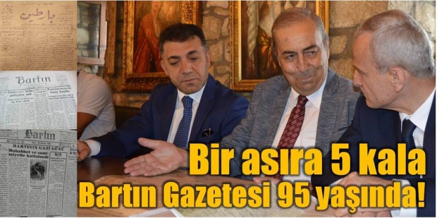 bartın gazetesi, esen aliş, cemal aliş, 95, 95 yıl, kutlama, bartın gazetesi yaşında, bartın gazetesi yeni yaş
