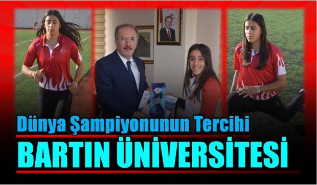 bartın üniversitesi, rektör orhan uzun, orhan uzun, mizgin ay, milli sporcu, dünya şampiyonu, 100 metre yıldızlar, dünya atletizim şampiyonu, atletizim 