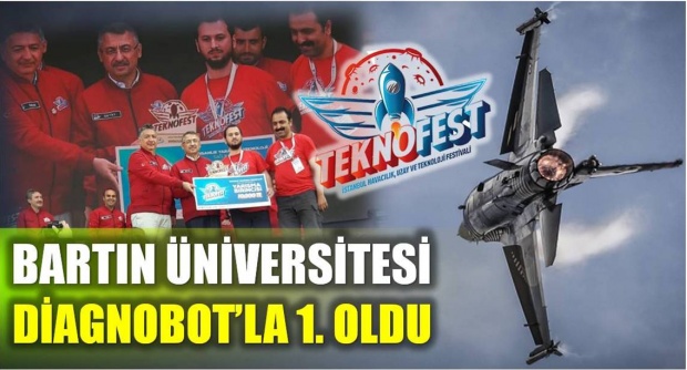 diagnobot, bartın, üniversite, bartın üniversitesi, mehmet emin aktan, erhan akdoğan, teknofest, teknoloji, sağlık