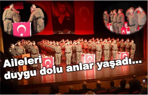 Bartın İl Jandarma Alay Komutanı Albay Osman, Bartın İl Jandarma Komutanlığı, 365’inci Kısa Dönem Er, and içme töreni, bartın, bartın haber, haber bartın, 