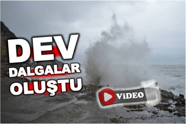 amasra, kar, fırtına, dalga,